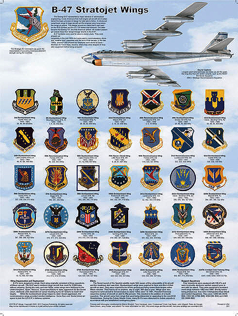B-47 Bomb Wing Patch Poster