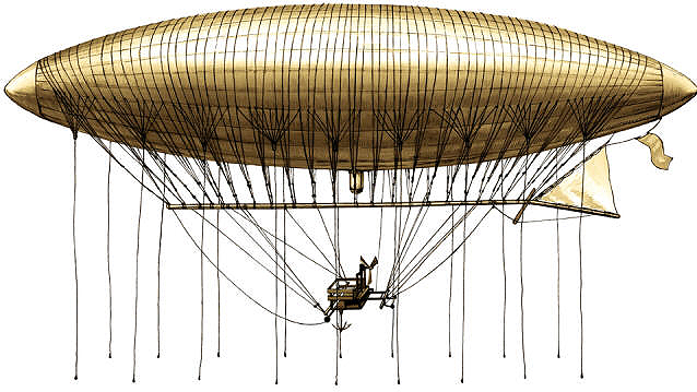1852 Giffard airship.
